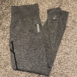 Gymshark leggings Heathered gray/back Large